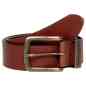 Preview: Wrangler Herren Leder Gürtel - Metal Loop - Cognac